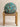 Housse de Coussin Rond - Jodhpur Bleu, housse de coussin en block print artisanal, fait main à Jaipur - Kirane