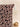 Kissenbezug Fleurettes Noires, Detail des schwarzen floralen Blockdruckmotivs