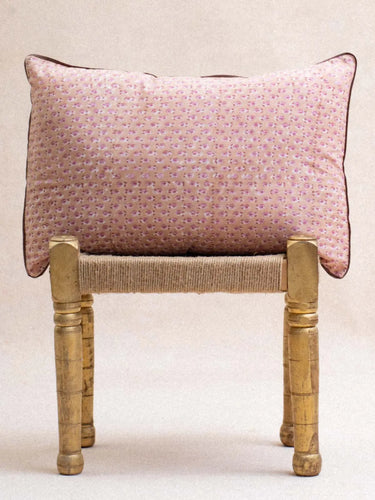 Kissenbezug Juliette 40×60 cm in handwerklichem Blockdruck, handgefertigt in Jaipur - Kirane