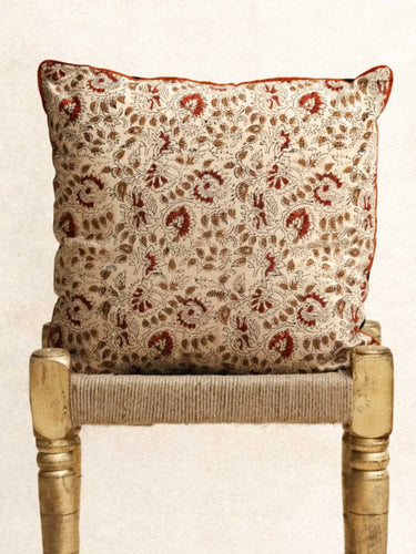 Kissenbezug - Pati - 45x45cm, Kissenbezug in handwerklichem Blockdruck, handgefertigt in Jaipur - Kirane
