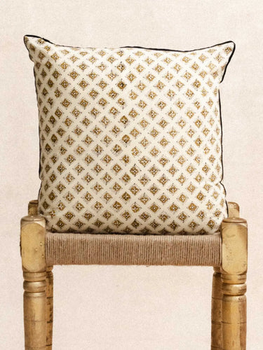 Kissenbezug - Mong - 45x45cm, Kissenbezug in handwerklichem Blockdruck, handgefertigt in Jaipur - Kirane