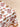 Tischdecke - Flower Seventies, gedeckter Tisch - handwerkliche Dekoration
