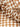 Bettwäsche - Bettbezug & Kissenbezüge - Damier Café, Detail des handgedruckten Blockdruckmotivs