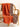 Plaid velours - Terracotta - 105x160cm, plaid en velours doux, finition soignée - Kirane