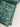 Funda de Sofá - Jodhpur Bleu - 85x185cm, detalle del motivo block print impreso a mano