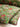 Sofaüberwurf - Hara Vert - 85x185cm, Nahaufnahme der Textur und handwerklichen Steppung