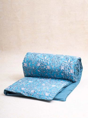 Sofa Cover - Essaouira - 85x185cm, Sofabezug in Baumwoll-Blockdruck, handgefertigt in Jaipur - Kirane