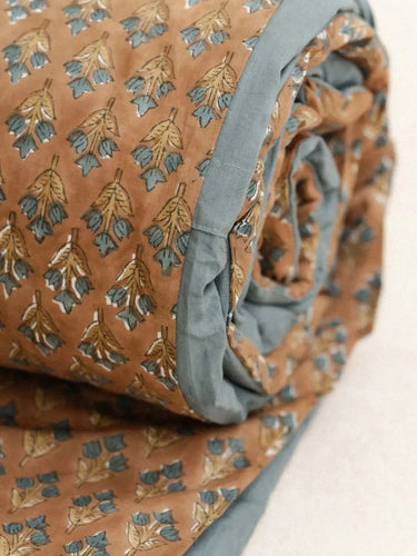 Sofa cover - Pauline bleu - 85x185cm - kirane