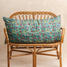 Riesenkissenbezug - Jodhpur Blau - XL 110x55cm, in handwerklichem Blockdruck, handgefertigt in Jaipur - Kirane