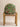 Housse de Coussin Rond - Hara Vert, coussin rond en block print artisanal, fait main à Jaipur - Kirane