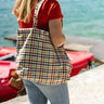 Daily Bag Alice Carreaux in Baumwoll-Blockdruck, handgefertigt in Jaipur - Kirane