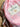 Manique Sweety Rose en coton block print, accessoire cuisine artisanal - Kirane