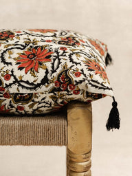 Kussenhoes Bloom 40×60 cm in artisanale blockprint, handgemaakt in Jaipur - Kirane