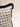 Housse de coussin Carreaux Colette 30×50 cm, détail du motif carreaux block print