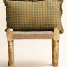 Kissenbezug Carreaux Toscane 30×50 cm in handwerklichem Blockdruck, handgefertigt in Jaipur - Kirane