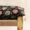 Kissenbezug Green Flower 30×50 cm in handwerklichem Blockdruck, handgefertigt in Jaipur - Kirane