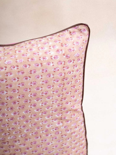 Kissenbezug Juliette, Detail des handgedruckten Blockdruckmotivs