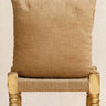 Kissenbezug Khadi Sable 45×45 cm in handgewebtem Baumwoll-Khadi aus Rajasthan - Kirane