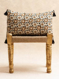 Kissenbezug Lilou 30×50 cm aus handwerklichem Blockdruck, handgefertigt in Jaipur - Kirane