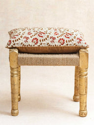 Kissenbezug - Pati & Samt Beige Sable - 30x50cm, handwerklicher Samt-Kissenbezug - Kirane