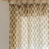 Cortina - Biscotti - 110x270cm en algodón block print artesanal, hecho a mano en Jaipur - Kirane