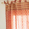 Vorhang - Boutis - 110x270cm in Baumwoll-Blockdruck, handgefertigt in Jaipur - Kirane