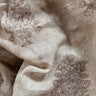 Cortina - Voile de Lin beige - Songe - 145x290cm en velo de lino natural, acabado artesanal - Kirane