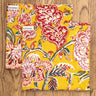 Servilletas - Neiroli Jaune Soleil - Lote de 2 en algodón block print artesanal, hecho a mano en Jaipur - Kirane