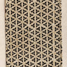 Mantel individual de tela - Black Star en algodón block print artesanal, hecho a mano en Jaipur - Kirane