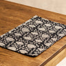 Set de table tissu - Lotus Noir, mise en situation table dressée - art de la table artisanal
