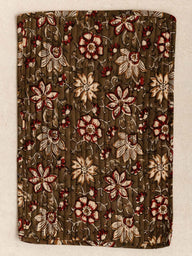 Set de table tissu - Nimbu Kaki en coton block print artisanal, fait main à Jaipur - Kirane