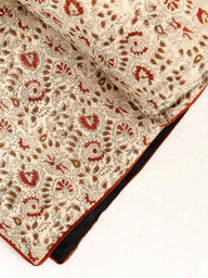 Sofa cover Pati in artisanal cotton block print, handmade in Jaipur - Kirane