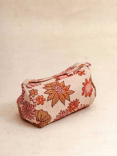 Kosmetiktasche - Toilette und Make-up - Flower Seventies KIRANE